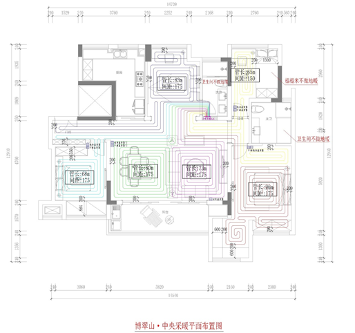 中央空调平面布置图1