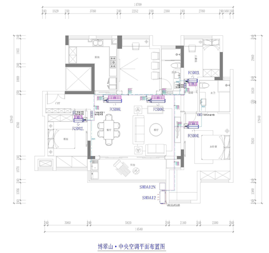 中央空调平面布置图2